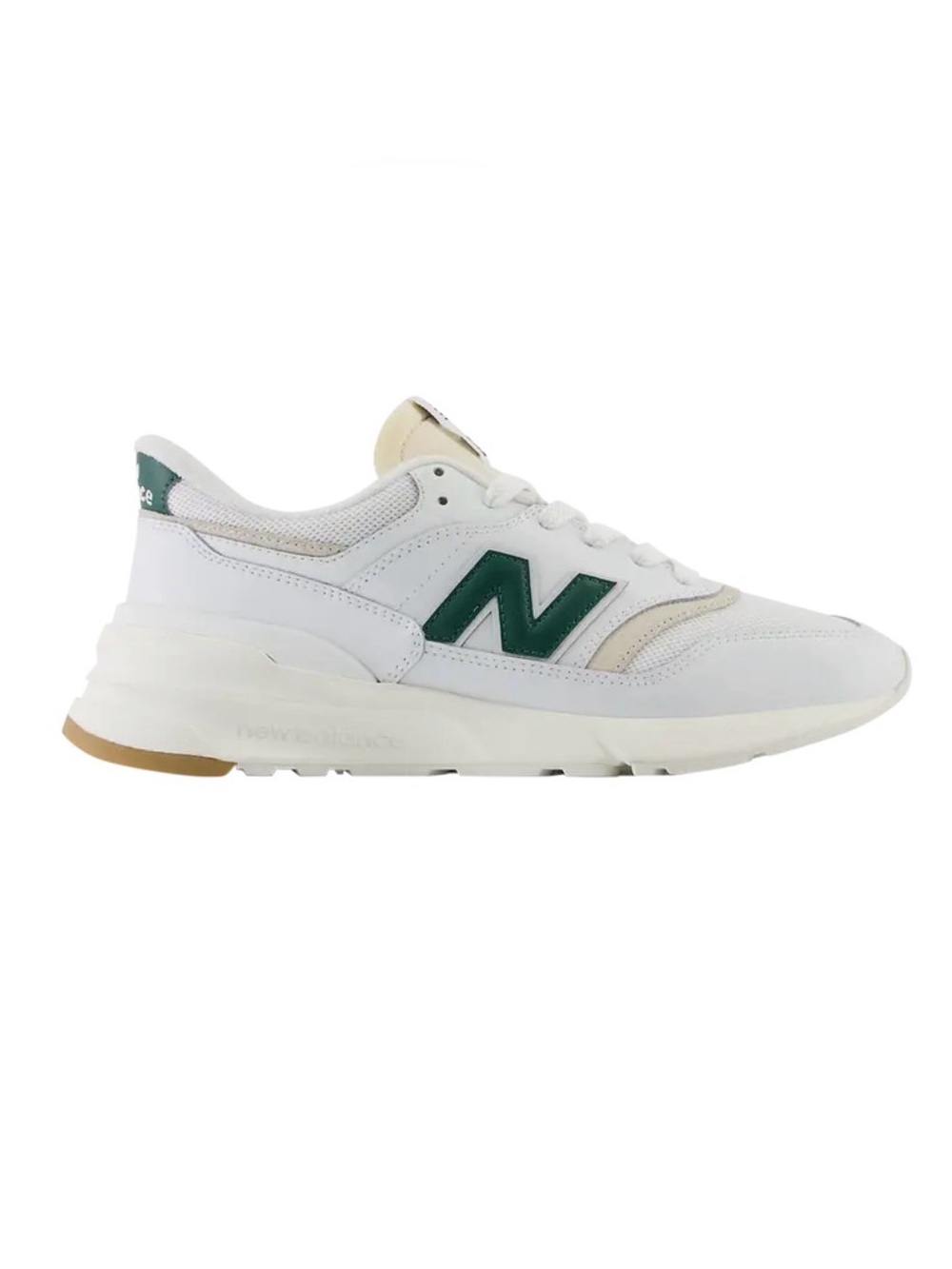 New Balance 997R White Nightwatch Green Shoe